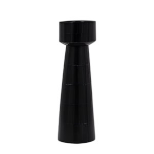 RESINA, CANDELABRO DE PILAR DE 12´´ , NEGRO