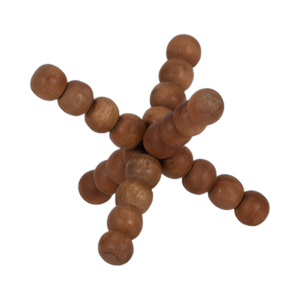 MADERA, 6´´ GATO DE CUENTAS, NATURAL