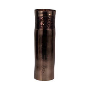 VIDRIO DE ESMALTE CON TEXTURA DE 18´´ , BRONCE