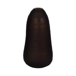 VIDRIO DE 17´´ JARRÓN CREDITADO, MARRÓN AHUMADO