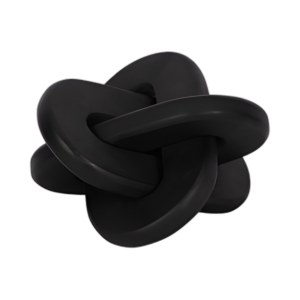 MADERA, NUDO DECORATIVO DE 10´´ , NEGRO