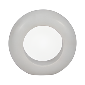 MÁRMOL, DECORACIÓN DE MESA DE 10´´ DE ANILLO, BLANCO