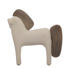 ECOMIX, 12´´ HORSE DECO, MARFIL