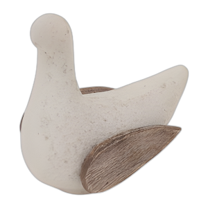 ECOMIX, 9´´ BIRD DECO, MARFIL