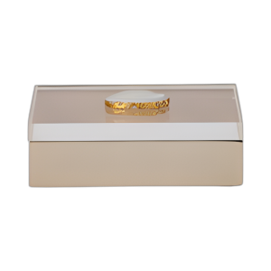 METAL, CAJA DE 7X5 CON PERILLA AGADA DE TAPA ACRÍLICA, MULTI