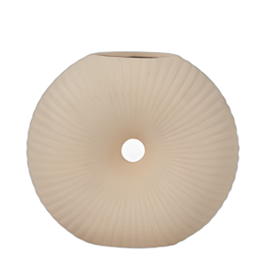 CER, JARRÓN DE AGUJERO DE DONAS DE 7´´ , ALGODÓN