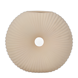 CER, JARRÓN DE HOYO DE 9´´ , ALGODÓN