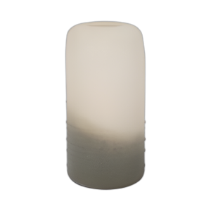 JARRÓN DE 2 TONOS CON TEXTURA DE VIDRIO DE 11´´ ,