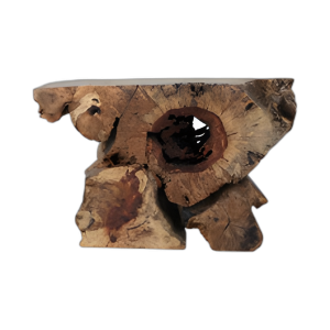 TABLA DE CONSOLA DE RAÍZ EXPUESTA DE 47X30, NATURAL