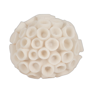 7´´ ROUND CORAL ORB, MARFIL