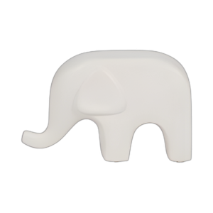 9´´ ELEFANTE DE OÍDO GRANDE, BLANCO