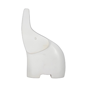 TRONÓN DE 7´´ EN EL ELEFANTE DE MÁRMOL AÉREO, BLANCO