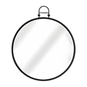 METAL, 31´´ ESPEJO DE METAL ARO, WB NEGRO