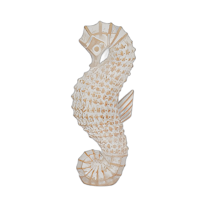 CEBRILLA DE MAR MIMBRE DE RESINA DE 12´´ , BLANCO