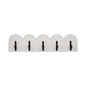 GANCHOS DE PARED DE 5´´ 5 Y ARCO, BLANCO