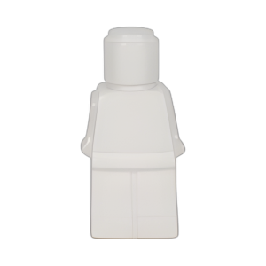 FIGURA DEL HOMBRE DE BLOQUE DE 12´´ , BLANCO