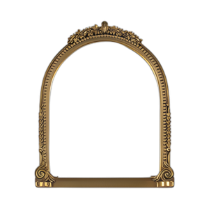 MARCO DE FOTOS DE ARCO ORNAMENTADO 8X10, ORO