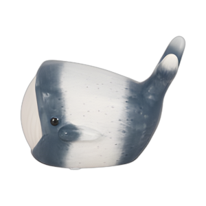 DECORACIÓN DE BALLENAS AZUL DE 6´´ , AZUL/BLANCO