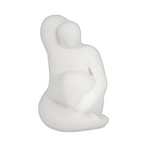 10´´ FIGURA DE POSTURA DE BRAZO ELEVADO, BLANCO