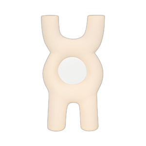 15´´ ABIERTO DE ARENA DE ARENA DE OBJETO DE TÓTEM, MARFIL