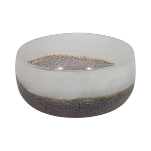 TAZÓN OMBRE DE 8´´ , BLANCO/GRIS