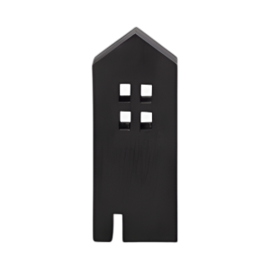 DECORACIÓN DE LA CASA DE MADERA DE 10´´ , NEGRO