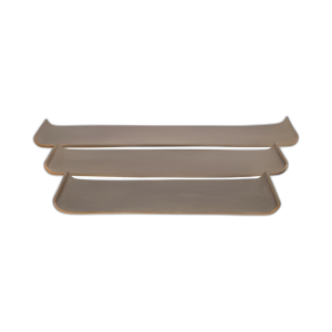 S/3 20/24/30´´ BANDEJAS RIZADAS RECTANGULARES, G EN ANTICIPACIÓN G