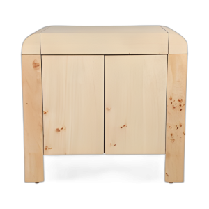 GABINETE DE MADERA BURL DE 32´´ , NATURAL