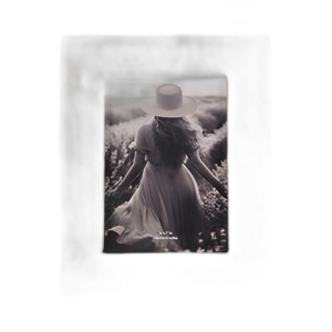 MARCO DE FOTOS DE ALABASTER 5X7, BLANCO