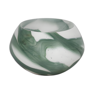 11´´ TAZÓN DE FLUJO Y FLUJO, VERDE/TRANSPARENTE