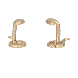 S/2 7´´ SNAKE BOOKENDS, ORO
