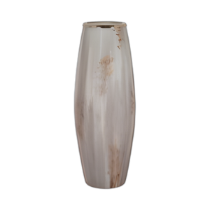 FINAL DE ÓPALOS DE JARRÓN DE VIDRIO CURVO DE 24´´ , MARFIL MÚLTIPLE