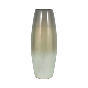 JARRÓN DE VIDRIO CURVO DE 24´´ MERCURIO VERDE OMBRE, MULTI