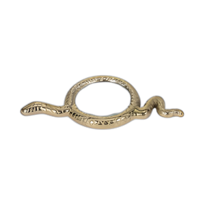 GLASA DE SERPIENTE DE 9´´ , ORO