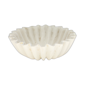 TAZÓN DE PAPEL DE PAPEL ACOSADO DE 13´´ , MARFIL