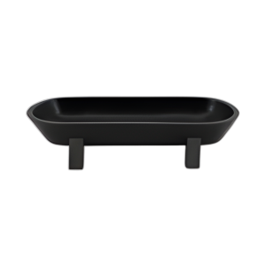 TAZÓN OVALADO DE 15´´ , NEGRO