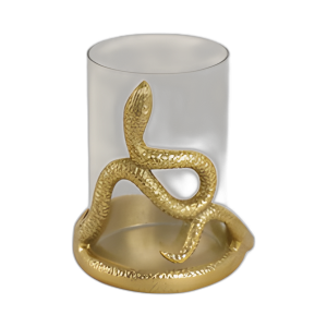 6´´ SOPORTE DE PILARES DE SNAKEAROUND, ORO