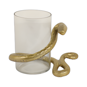 SNAKE DE 9´´ ALREDEDOR DEL TITULAR DEL PILAR, ORO