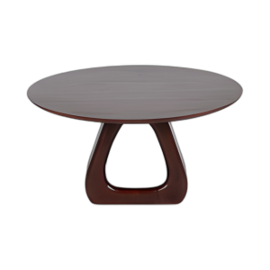 MESA DE CAFÉ BASE DE 34´´ , NOGAL