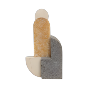 13´´ ABSTRCT ESCULTURA LAVA & SAND STONE & ONYX, MULT