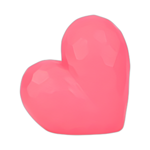 DECORACIÓN DEL CORAZÓN DE 9´´ , ROSA