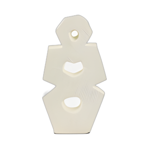 18´´ TERRACOTA ESCULTURA ABSTRACTA, MARFIL