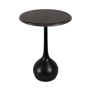 BASE DE PELOTA DE MESA DE ACENTO DE MÁRMOL DE 20´´ , IRLANDÉS BWN/BLK