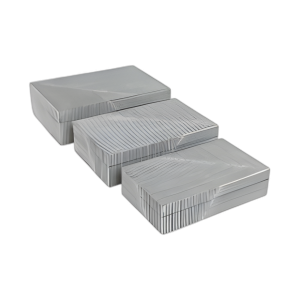 RESINA S/3 10/11/12´´ CAJAS DE RAYAS, NEGRO/BLANCO