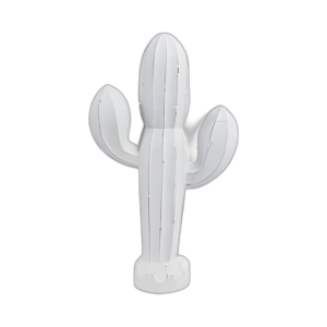 DECORACIÓN DE CACTUS DE MADERA DE 18´´ , WHT