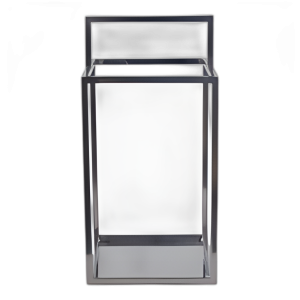 LINTERLA CUADRADA DE 20X10´´ CON MANGO, PLATA