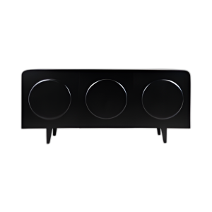 63X30´´ GABINETE DE 3 PUERTAS DE 63X30´´, NEGRO