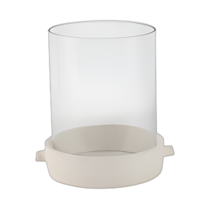 13X13´´ TERRACOTA HURACÁN PILARES, BLANCO