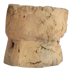 14X14´´ TAZÓN DE MADERA RECUPERADO, NATURAL