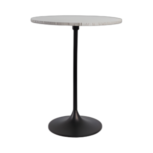 MESA DE ACENTO SUPERIOR DE MÁRMOL DE 20X16´´ , BEIGE/BRONCE